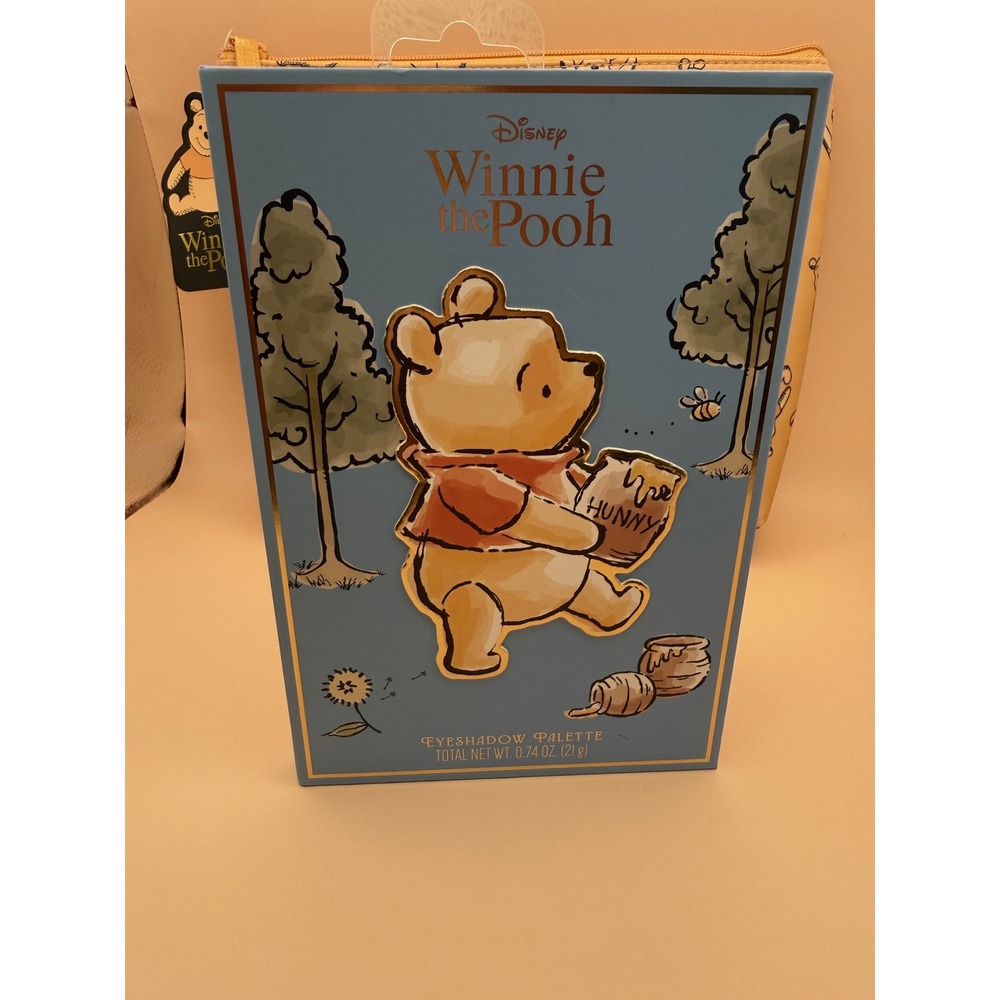 Disney Winnie the Pooh Taste Beauty Eyeshadow Palette Lip Oil Cosmetic Bag Set - Picture 7 of 14